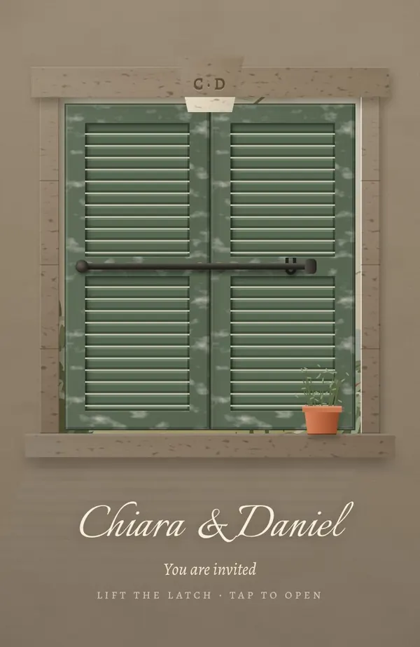 Olive Grove invitation preview