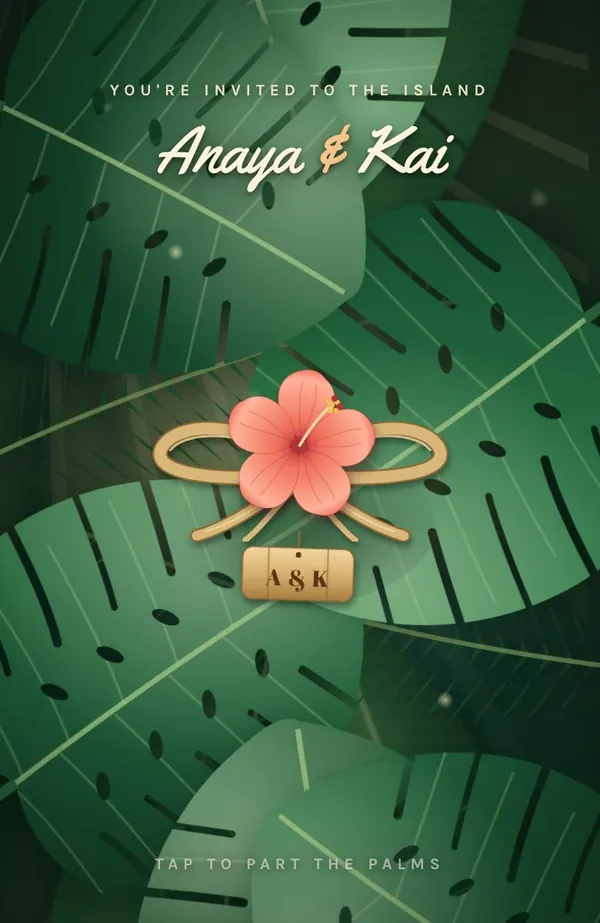 Tropicana invitation preview